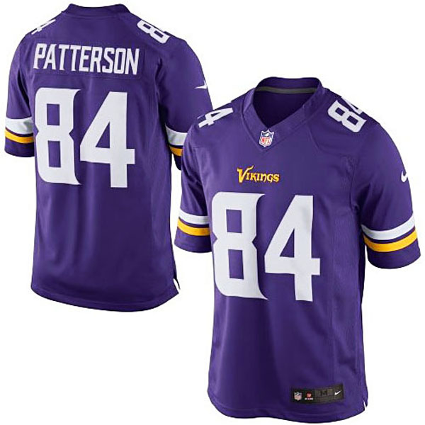 Mens Minnesota Vikings #84 Cordarrelle Patterson Nike Purple Limited Jersey