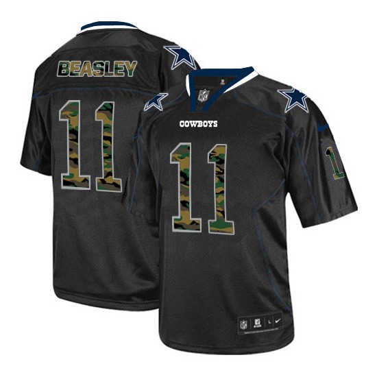 Dallas Cowboys #11 Cole Beasley Black Camo Fashion Jersey