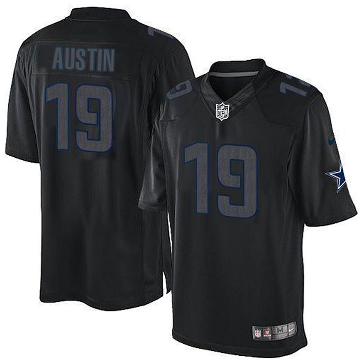 NFL Dallas Cowboys #19 Miles Austin Limited Impact Black Jersey