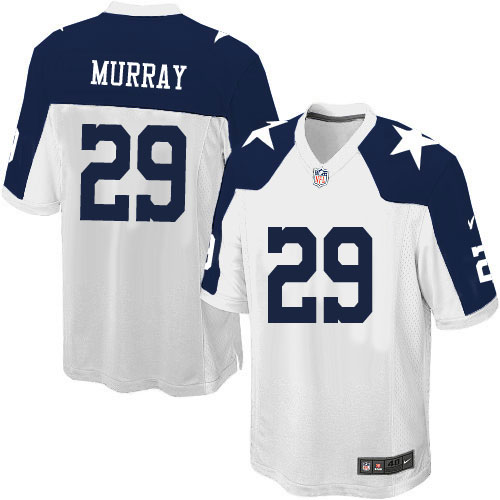 Men's Dallas Cowboys #29 DeMarco Murray White Game Jersey