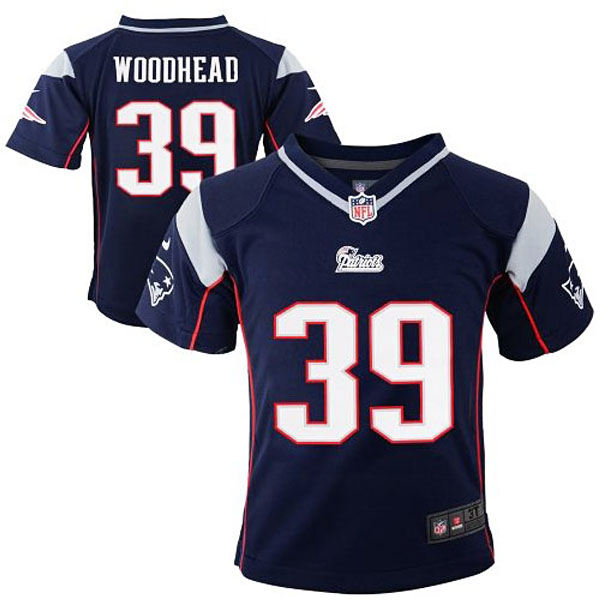 Nike Danny Woodhead New England Patriots #39 Preschool Game Jersey-Navy Blue