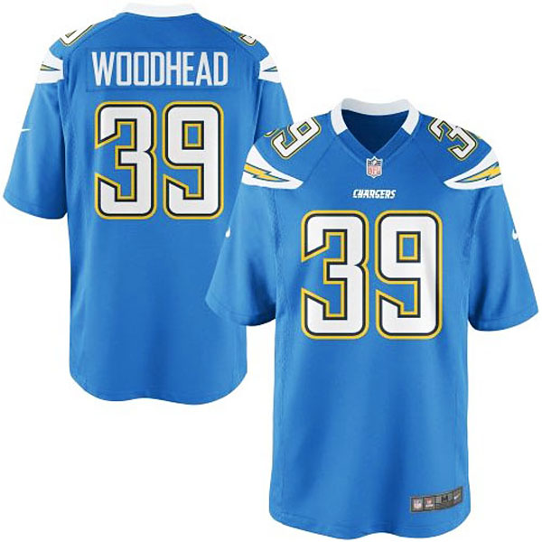 Nike Danny Woodhead San Diego Chargers #39 Youth Game Jersey-Powder Blue