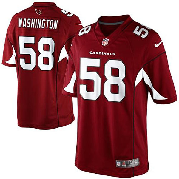 Men's Arizona Cardinals #58 Daryl Washington Nike Cardinal Team Color Limited Jersey