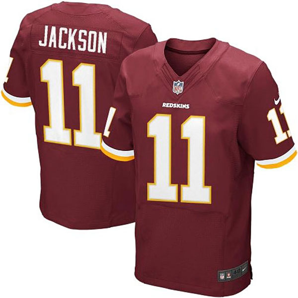 Mens Washington Redskins #11 DeSean Jackson Nike Burgundy Elite Jersey