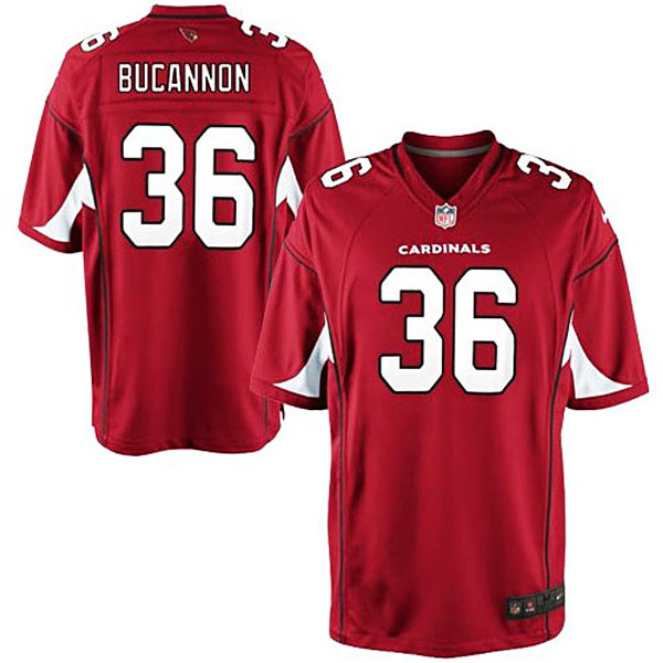 Mens Arizona Cardinals #36 Deone Bucannon Nike Cardinal Game Jersey