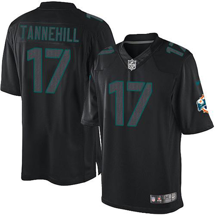 NFL Miami Dolphins #17 Ryan Tannehill Impact Limited Black Jersey