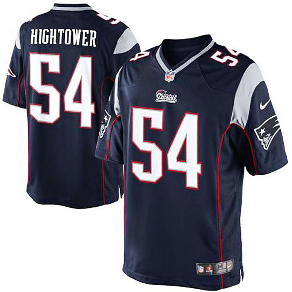 Men's New England Patriots #54 Dont'a Hightower Nike Navy Blue Team Color Limited Jersey