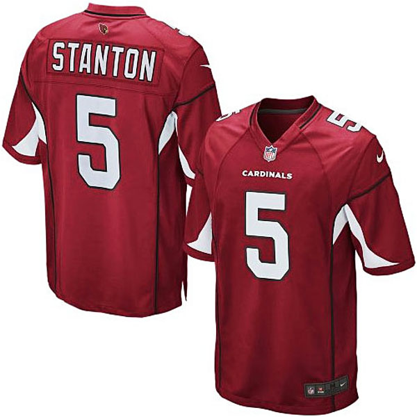 Mens Arizona Cardinals #5 Drew Stanton Nike Cardinal Game Jersey