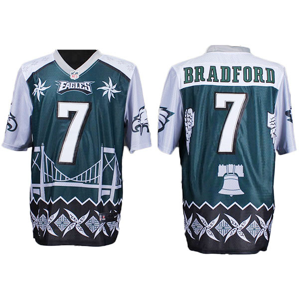 NFL Philadelphia Eagles #7 Sam Bradford Fashion Jersey