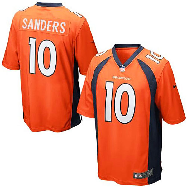 Mens Denver Broncos #10 Emmanuel Sanders Nike Game Jersey