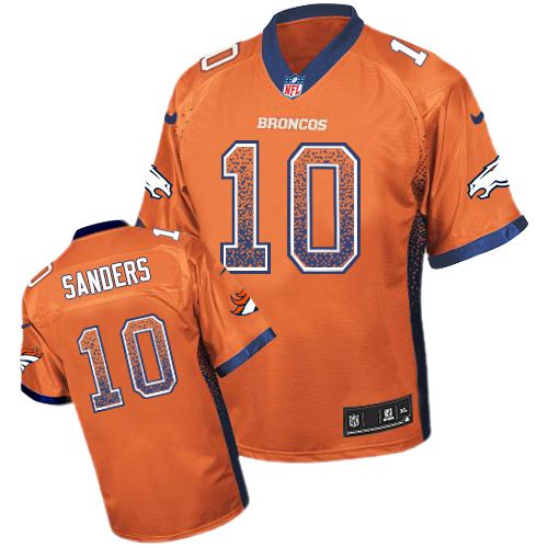 Mens Denver Broncos #10 Emmanuel Sanders Nike Drift Fashion Jersey