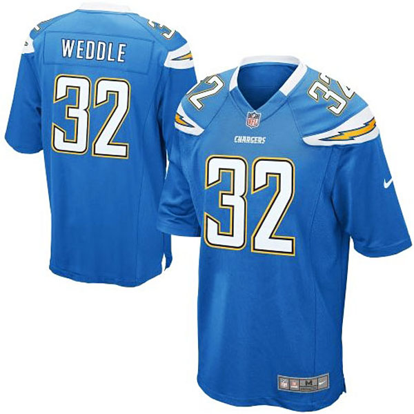 Nike Eric Weddle San Diego Chargers #32 Youth Game Jersey-Powder Blue