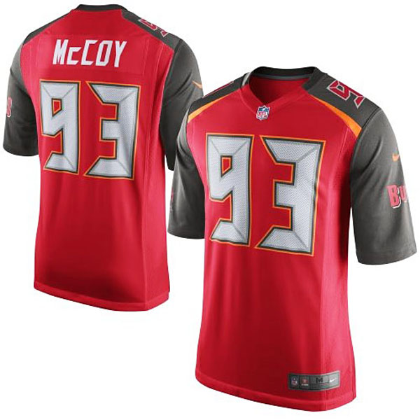 Mens Tampa Bay Buccaneers #93 Gerald McCoy Nike Red Game Jersey