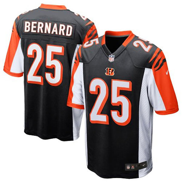 Girls Youth Cincinnati Bengals #25 Giovani Bernard Nike Black Replica Game Jersey