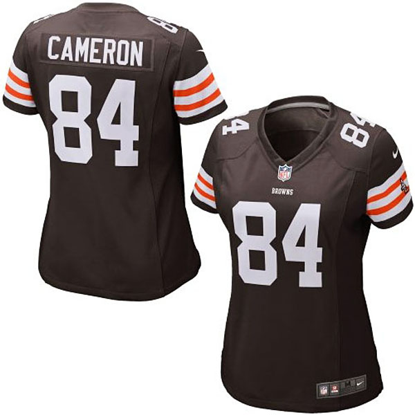 Girls Youth Cleveland Browns #84 Jordan Cameron Nike Brown Replica Game Jersey