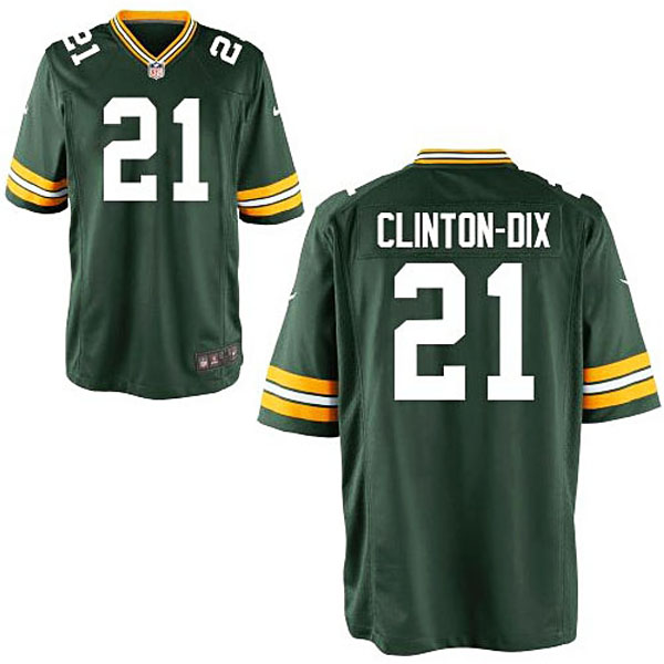 Mens Green Bay Packers #21 Ha Ha Clinton-Dix Nike Green Game Jersey