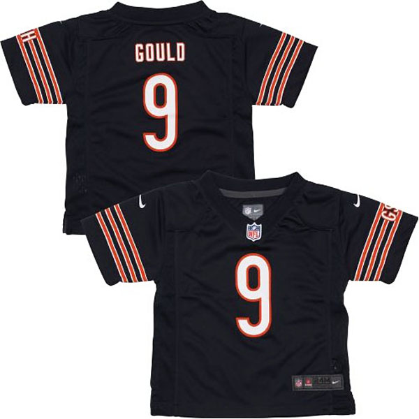 Infant Chicago Bears #9 Robbie Gould Nike Navy Blue Team Color Game Jersey