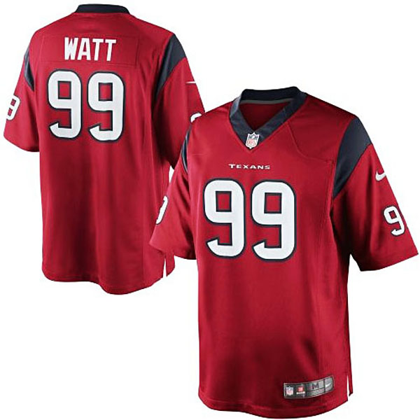 Men's Houston Texans #99 JJ Watt Nike Red Alternate Limited Jersey