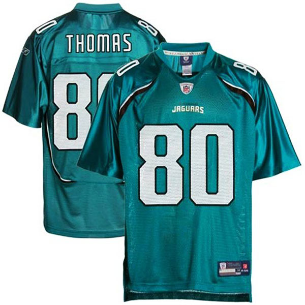 Jacksonville Jaguars #80 Julius Thomas Nike Green Replica Jersey