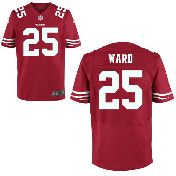 Mens San Francisco 49ers #25 Jimmie Ward Nike Scarlet Elite Jersey