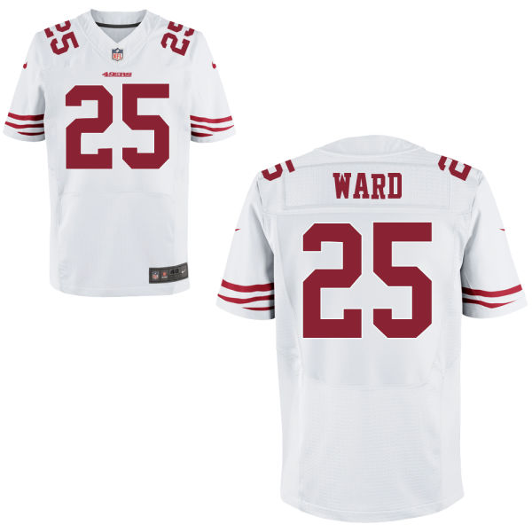 Mens San Francisco 49ers #25 Jimmie Ward Nike White Elite Jersey