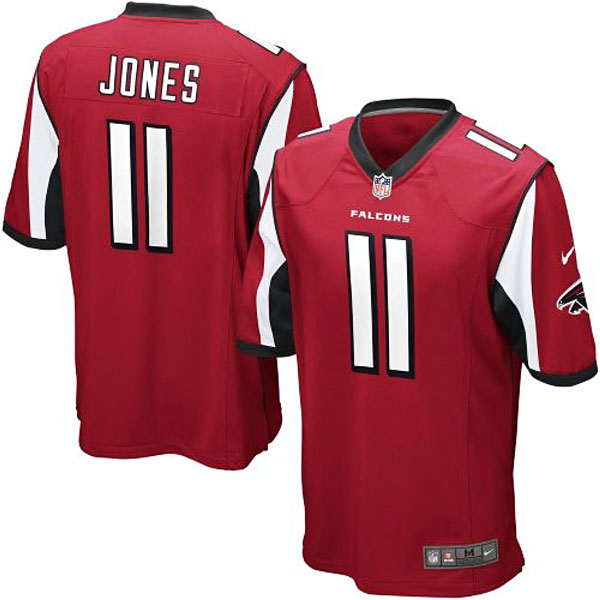 Nike Men's Atlanta Falcons #11 Julio Jones Team Color Game Jersey