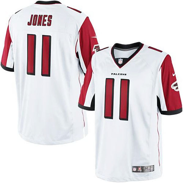 Men's Atlanta Falcons #11 Julio Jones Nike White Limited Jersey