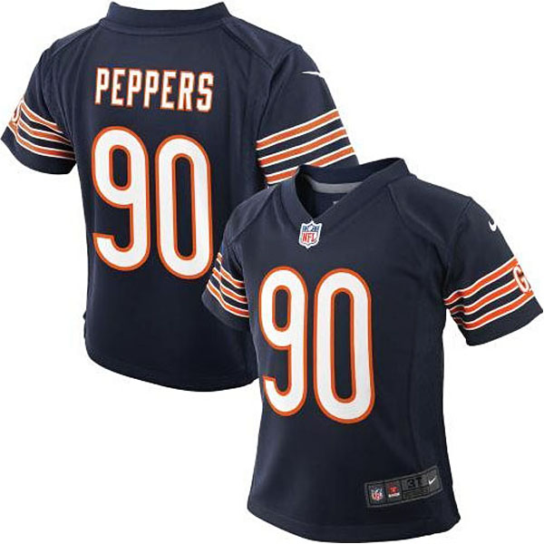 Nike Chicago Bears #90 Julius Peppers Preschool Game Jersey