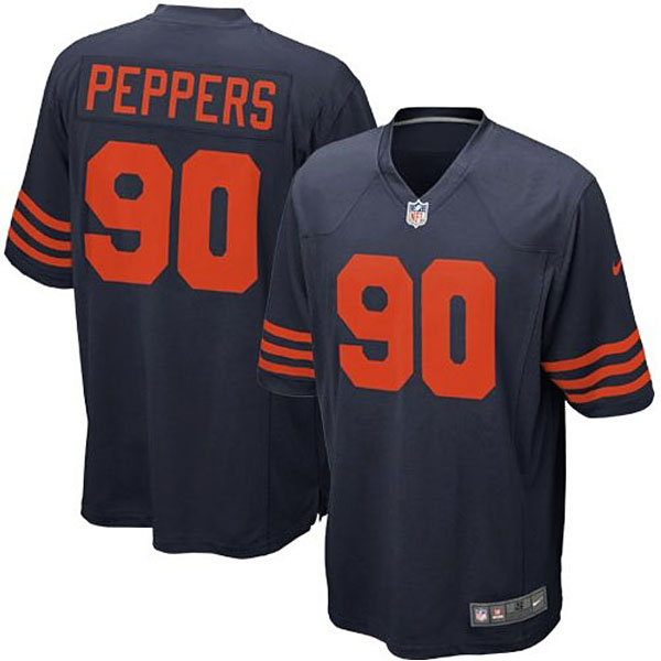 Nike Julius Peppers Chicago Bears #90 Youth Game Jersey - Navy Blue