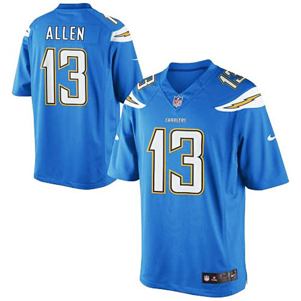 Men's San Diego Chargers #13 Keenan Allen Nike Light Blue Alternate Limited Jersey