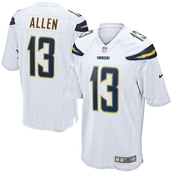 Mens San Diego Chargers #13 Keenan Allen Nike White Game Jersey