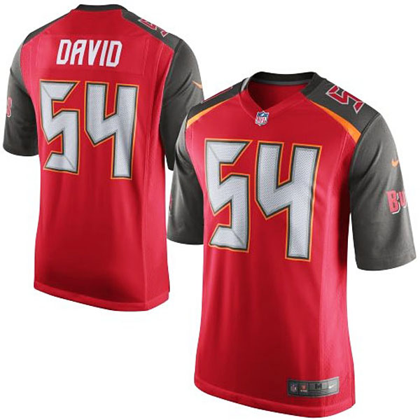 Mens Tampa Bay Buccaneers #54 Lavonte David Nike Red Game Jersey