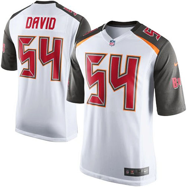 Mens Tampa Bay Buccaneers #54 Lavonte David Nike White Game Jersey