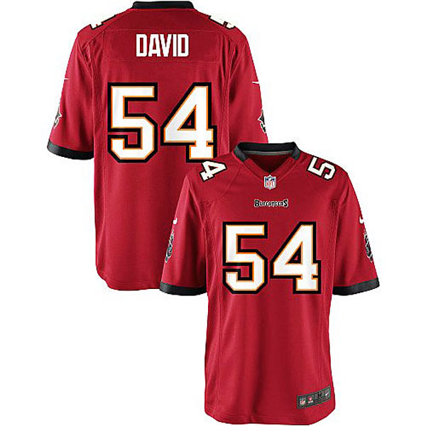 Nike Lavonte David Tampa Bay Buccaneers #54 Youth Game Jersey - Red