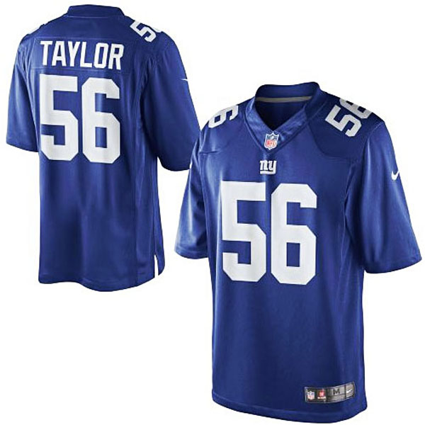 Mens Nike Lawrence Taylor Royal Blue New York Giants #56 Retired Player Limited Jersey