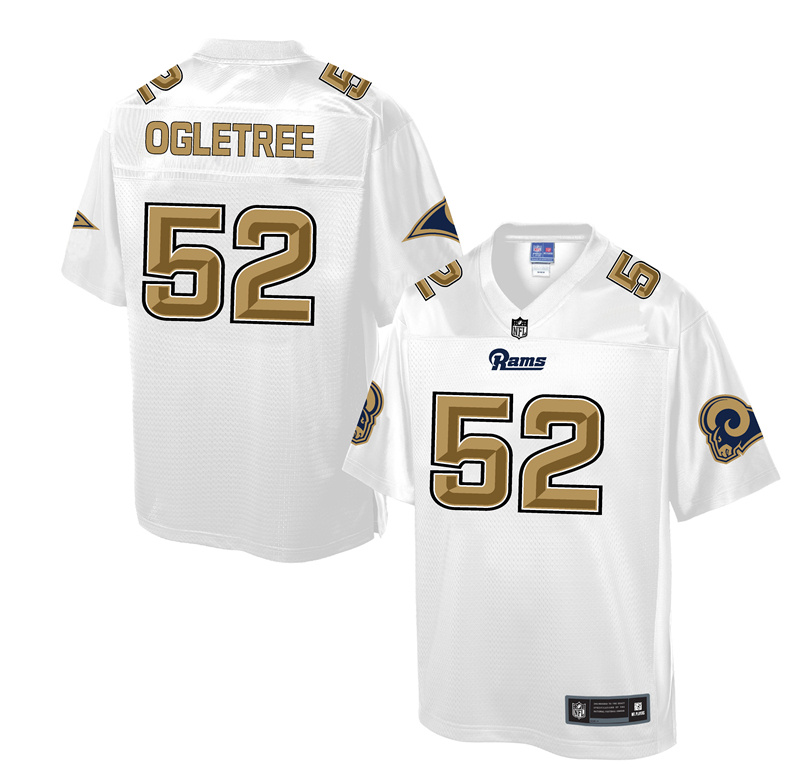 Los Angeles Rams #52 Alec Ogletree White Pro Line Fashion Jersey