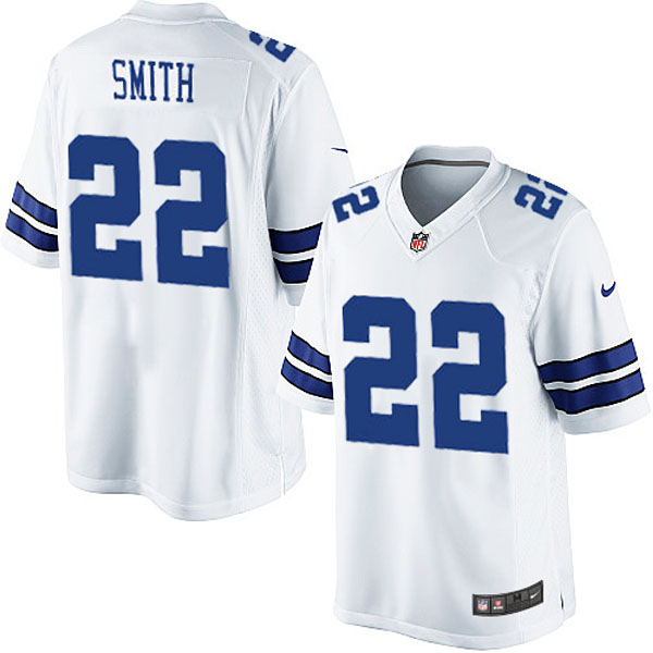 Men Nike Dallas Cowboys 22 Emmitt Smith Limited White Jersey