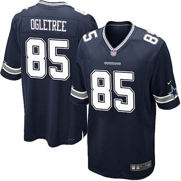 Men Nike Dallas Cowboys 85 Kevin Ogletree Game Navy Blue Team Color Jersey