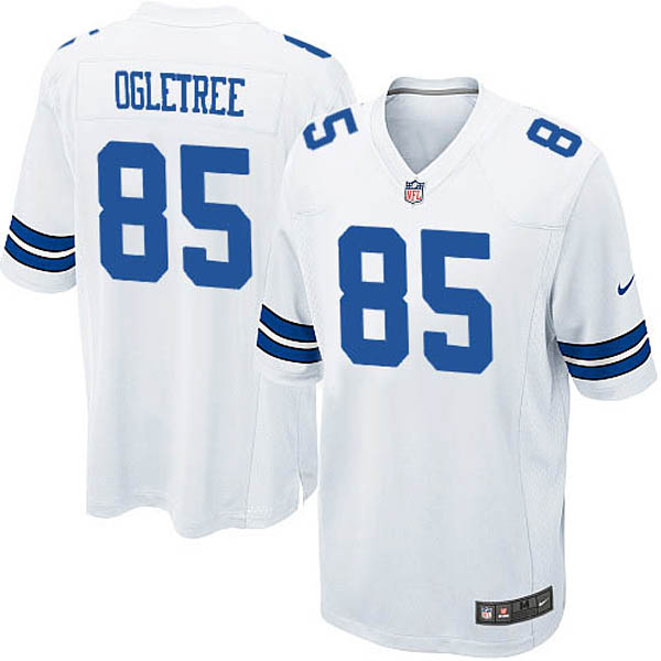 Men Nike Dallas Cowboys 85 Kevin Ogletree Game White Jersey