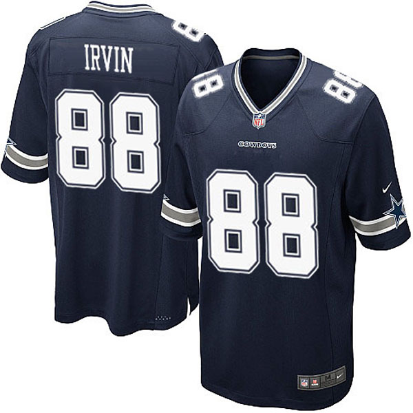 Men Nike Dallas Cowboys 88 Michael Irvin Game Navy Blue Team Color Jersey