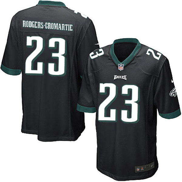 Men Nike Philadelphia Eagles #23 Dominique Rodgers-Cromartie Game Black Alternate NFL Jersey