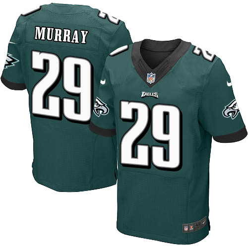 Men Nike Philadelphia Eagles #29 DeMarco Murray Elite Midnight Green Team Color NFL Jersey