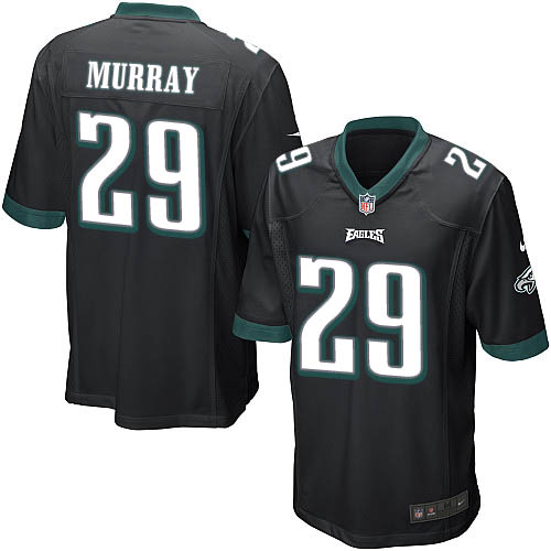 Men Nike Philadelphia Eagles #29 DeMarco Murray Game Black Alternate NFL Jersey