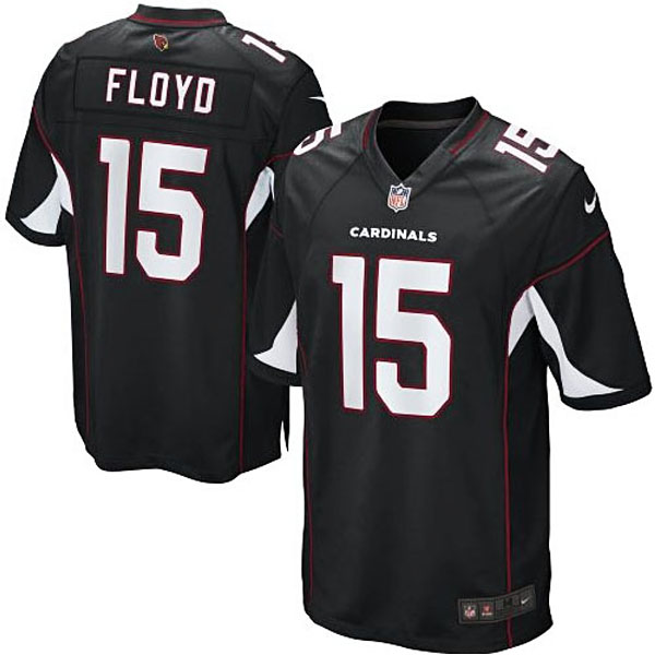 Mens Arizona Cardinals #15 Michael Floyd Nike Black Alternate Game Jersey