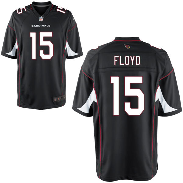 Mens Arizona Cardinals #15 Michael Floyd Nike Black Game Jersey