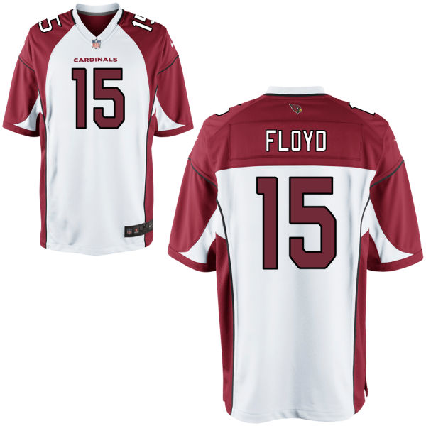 Mens Arizona Cardinals #15 Michael Floyd Nike White Game Jersey