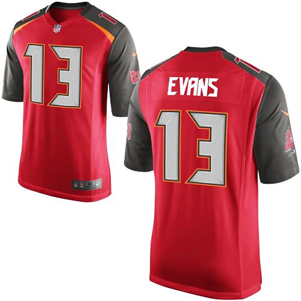 Mens Tampa Bay Buccaneers #13 Mike Evans Nike Red Game Jersey