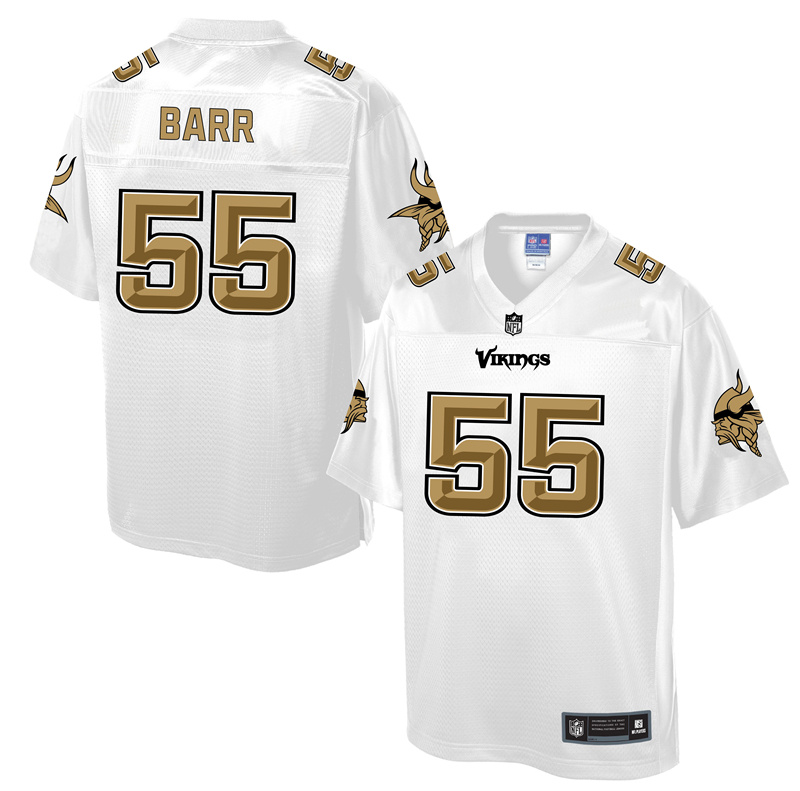 Minnesota Vikings #55 Anthony Barr White Pro Line Fashion Jersey