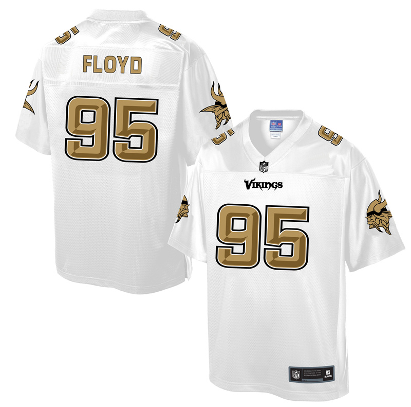 Minnesota Vikings #95 Sharrif Floyd White Pro Line Fashion Jersey