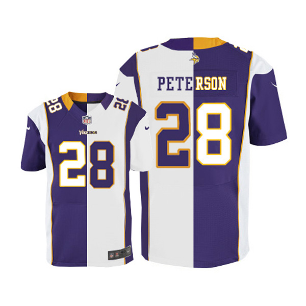 Minnesota Vikings Mens Adrian Peterson Two Tone Limited Jersey